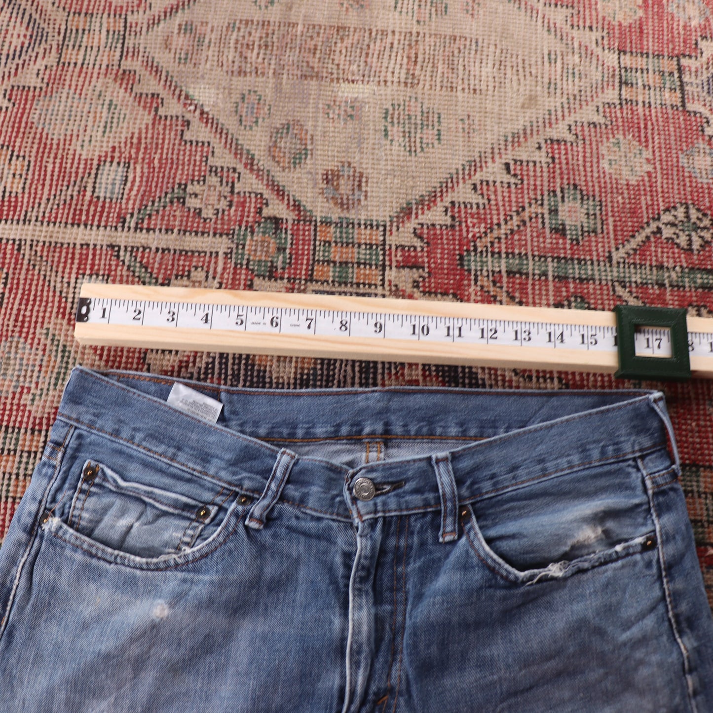 Levi's Red Tab W34 L29 Straight Leg Blue Denim Jeans