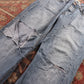 Levi's 527 W34 L31 Bootcut Classic Ripped Style Blue Denim Jeans
