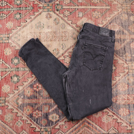 Levi's W32 L29 Skinny Black Denim Jeans