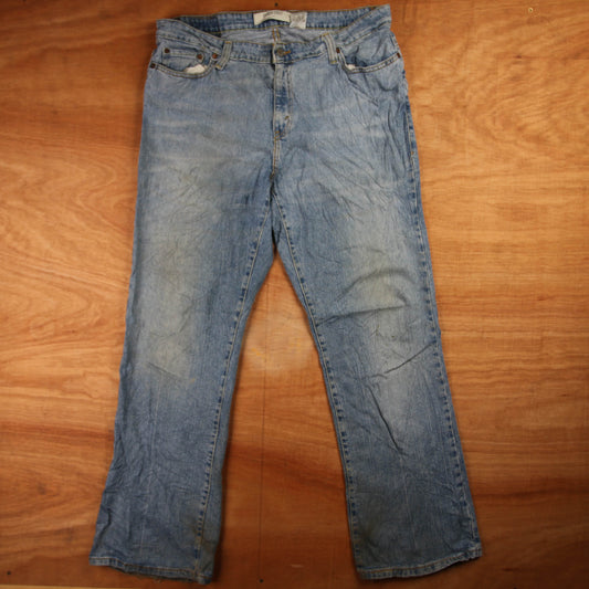 Levi's 155 Red Tab W38 L32 Bootcut Blue Denim Jeans