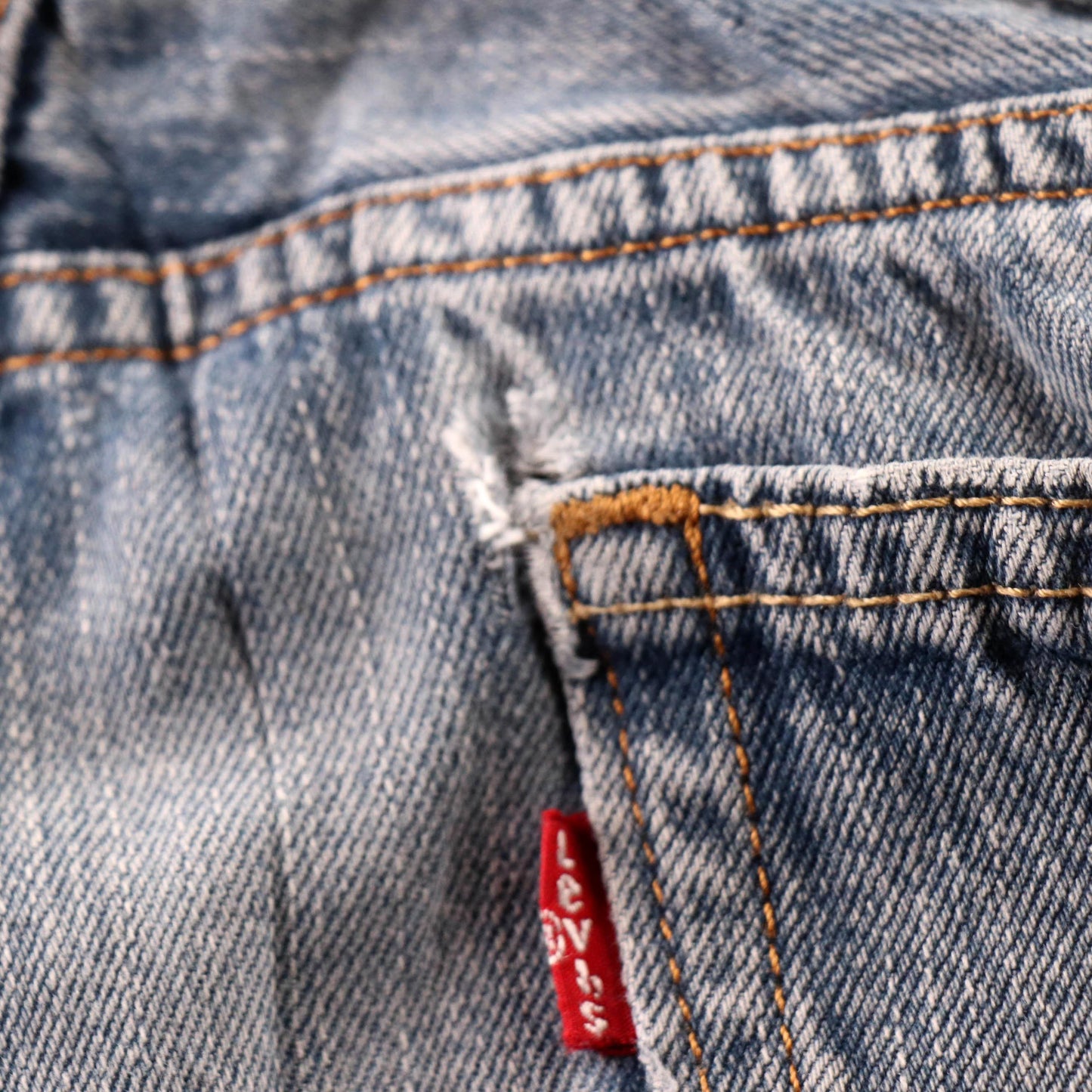 Levi's 505 Red Tab W32 L29 Straight Leg Regular Fit Blue Denim Jeans