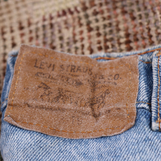 Levi's Orange Tab W40 L30 Tapered Leg Relaxed Fit Blue Denim Jeans