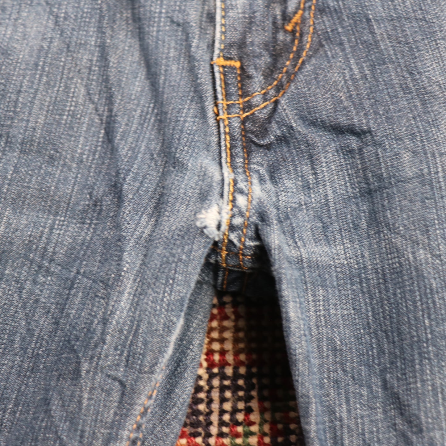 Levi's 505 W36 L30 Straight Leg Regular Fit Blue Denim Jeans