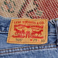 Levi's 505 W30 L26 Straight Leg Regular Fit Classic Ripped Style Blue Denim Jean
