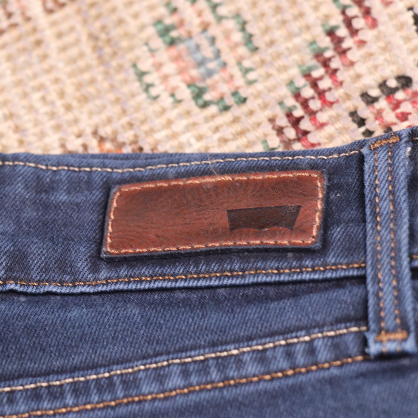 Levi's W30 L25 Straight Leg Blue Denim Jeans
