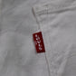 Levi's 505 Red Tab W32 L28 Straight Leg Regular Fit White Denim Jeans