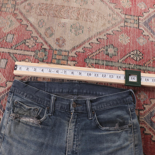 Levi's 505 Red Tab W32 L29 Straight Leg Regular Fit Blue Denim Jeans