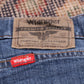 Wrangler W40 L31 Straight Leg Relaxed Fit Blue Denim Jeans