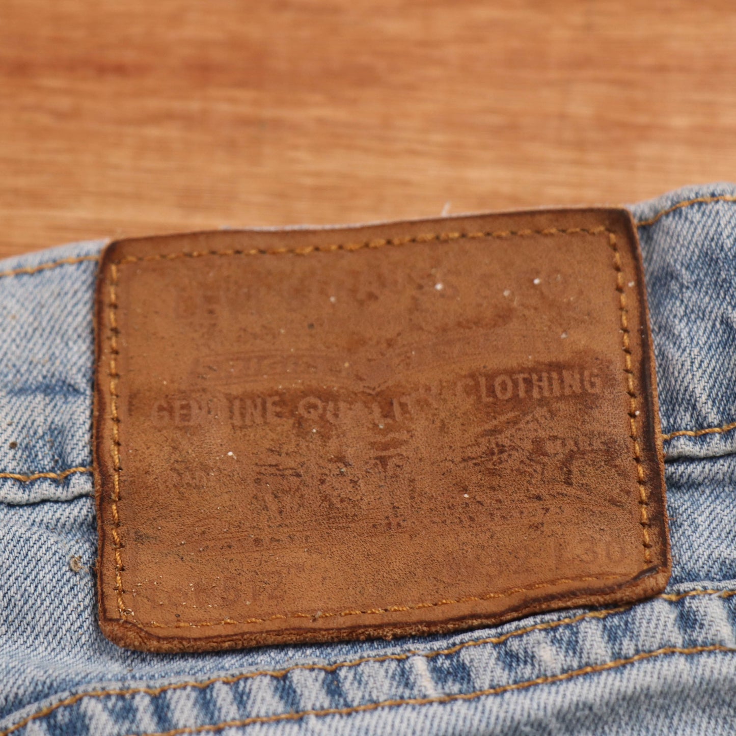 Levi's 501 Red Tab W32 L29 Original Fit Classic Ripped Style Blue Denim Jeans