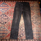 Lee W32 L32 Straight Leg Relaxed Fit Black Denim Jeans