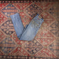 Wrangler W32 L33 Straight Leg Relaxed Fit Classic Ripped Style Blue Denim Jeans