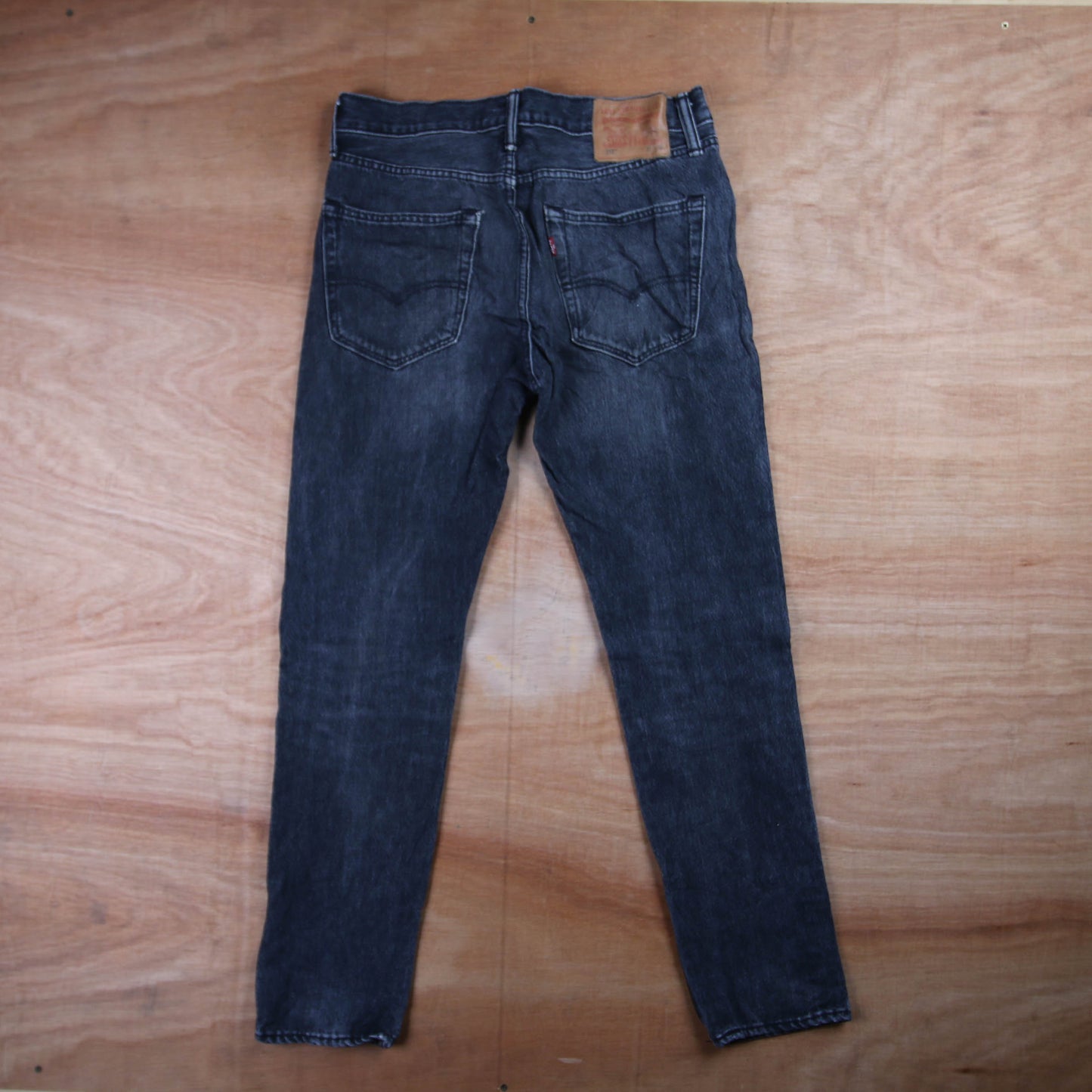 Levi's 512 Red Tab W32 L30 Tapered Leg Slim Fit Grey Denim Jeans