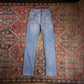 Levi's 511 W26 L29 Slim Fit Classic Ripped Style Blue Denim Jeans
