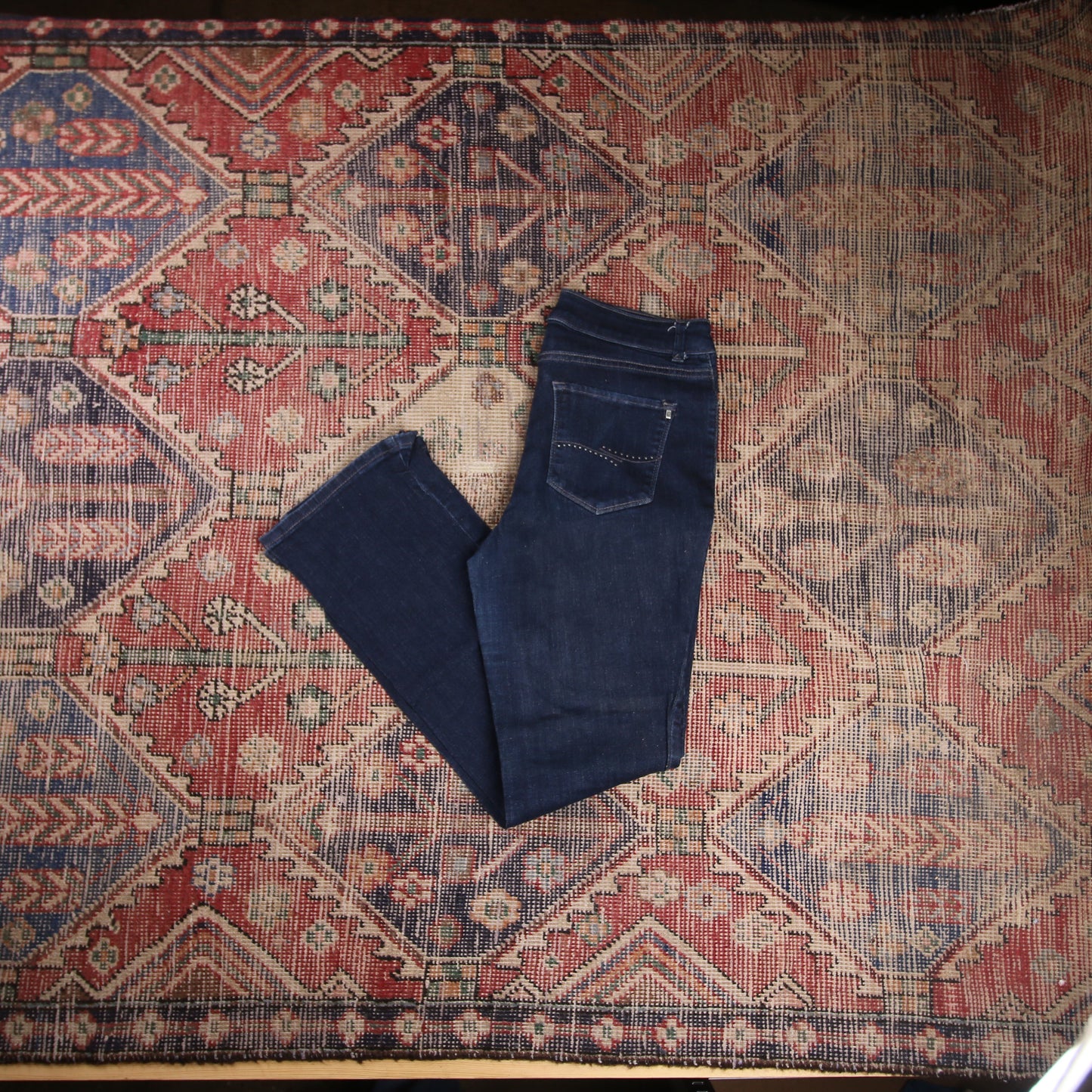 Lee W30 L31 Straight Leg Blue Denim Jeans