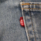Levi's 550 Red Tab W38 L28 Tapered Leg Relaxed Fit Blue Denim Jeans
