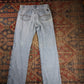 Wrangler W34 L35 Straight Leg Relaxed Fit Blue Denim Jeans