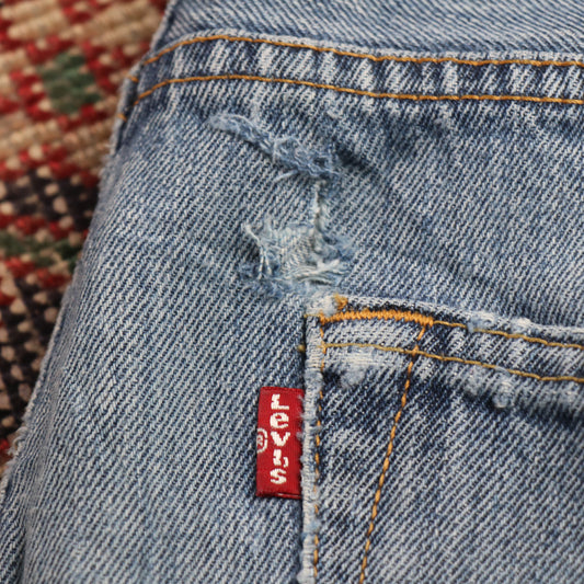 Levi's W32 L31 Straigth Leg Blue Denim Jeans