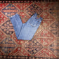 Wrangler W28 L30 Straight Leg Relaxed Fit Blue Denim Jeans