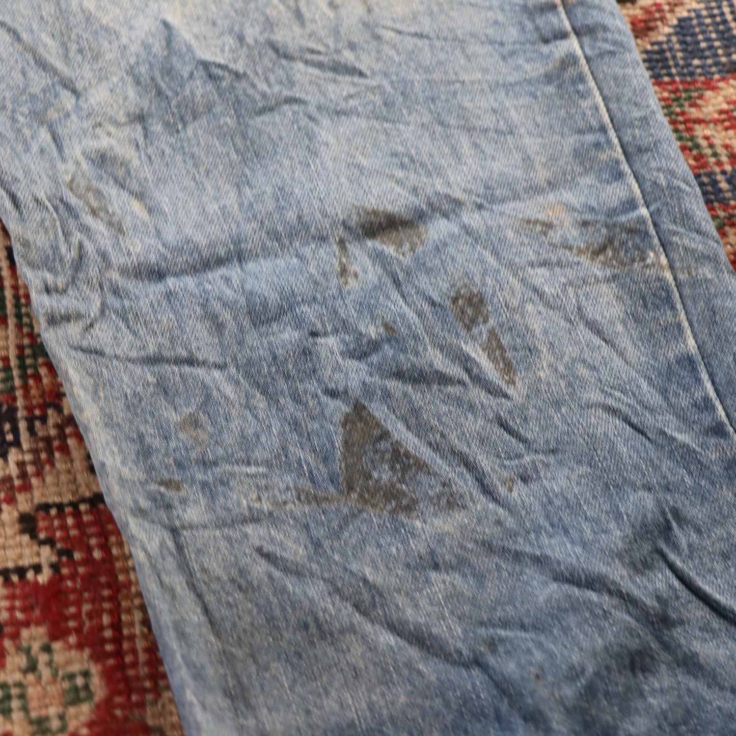 Levi's 550 Red Tab W40 L30 Tapered Leg Relaxed Fit Blue Denim Jeans