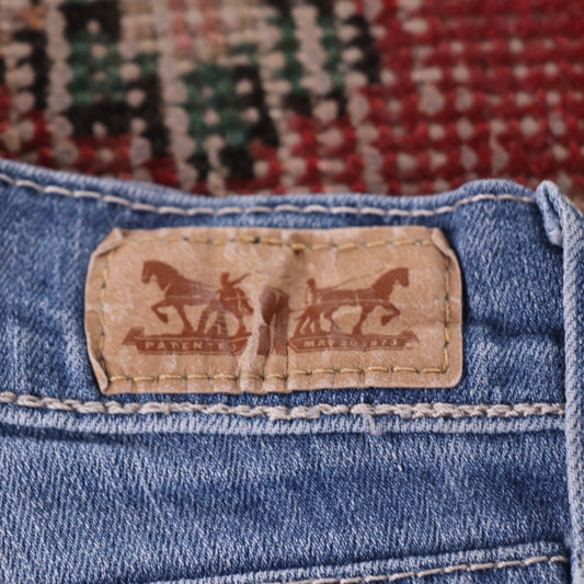 Levi's 519 W28 L31 Bootcut Blue Denim Jeans