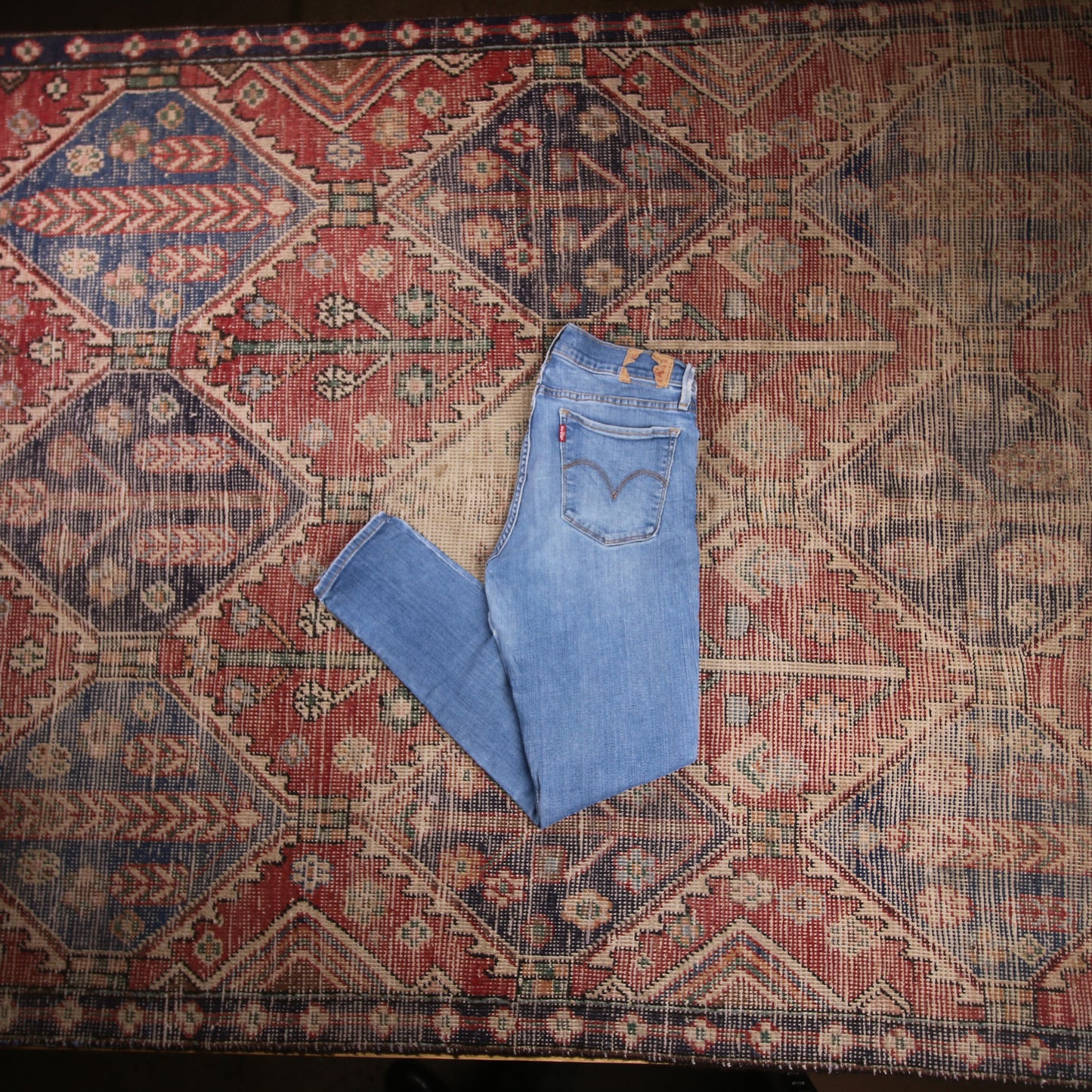 Levi's 710 W28 L27 Skinny Blue Denim Jeans