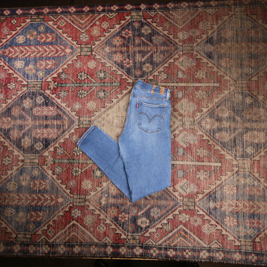 Levi's 710 W28 L27 Skinny Blue Denim Jeans