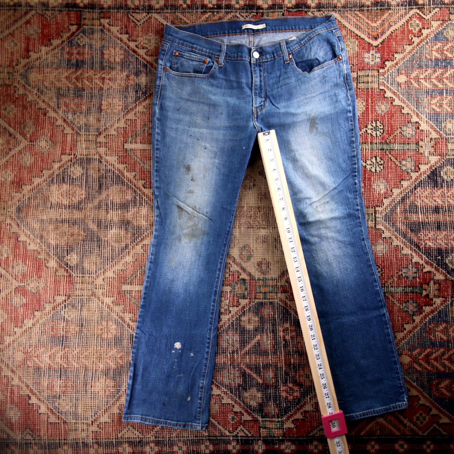 Levi's 519 W30 L30 Bootcut Blue Denim Jeans