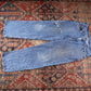 Levi's 550 W32 L29 Tapered Leg Relaxed Fit Classic Ripped Style Blue Denim Jeans