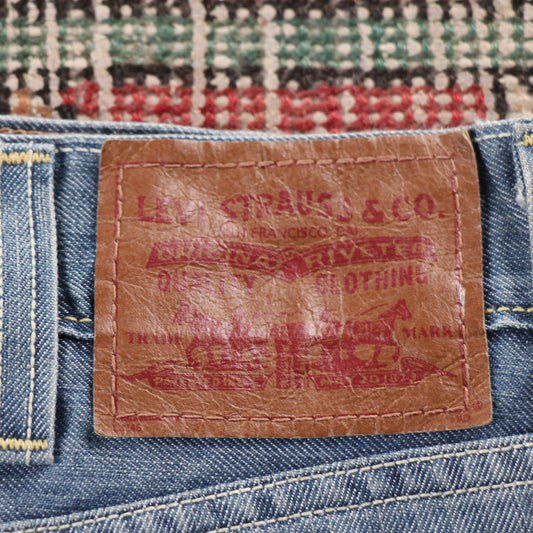 Levi's W34 L32 Straight Leg Regular Fit Blue Denim Jeans