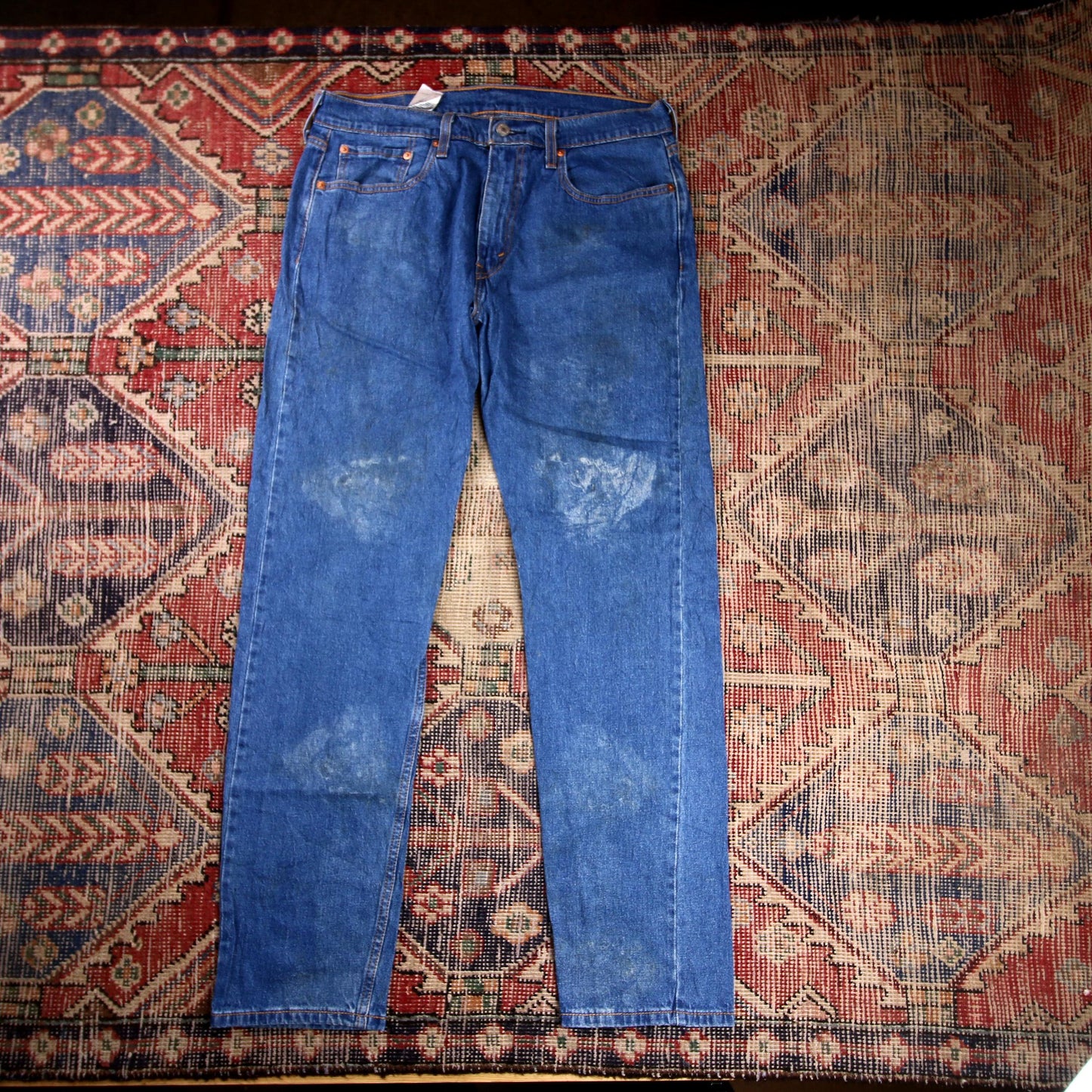 Levi's 502 W32 L31 Tapered Leg Regular Fit Blue Denim Jeans