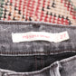 Levi's 710 W24 L28 Skinny Classic Ripped Style Grey Denim Jeans