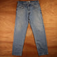 Levi's 550 Red Tab W34 L31 Tapered Leg Relaxed Fit Blue Denim Jeans