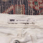 Levi's 505 W30 L30 Straight Leg Regular Fit White Denim Jeans
