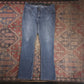 Lee W40 L32 Straight Leg Loose Fit Blue Denim Jeans