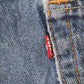 Levi's 505 Red Tab W38 L31 Straight Leg Regular Fit Blue Denim Jeans