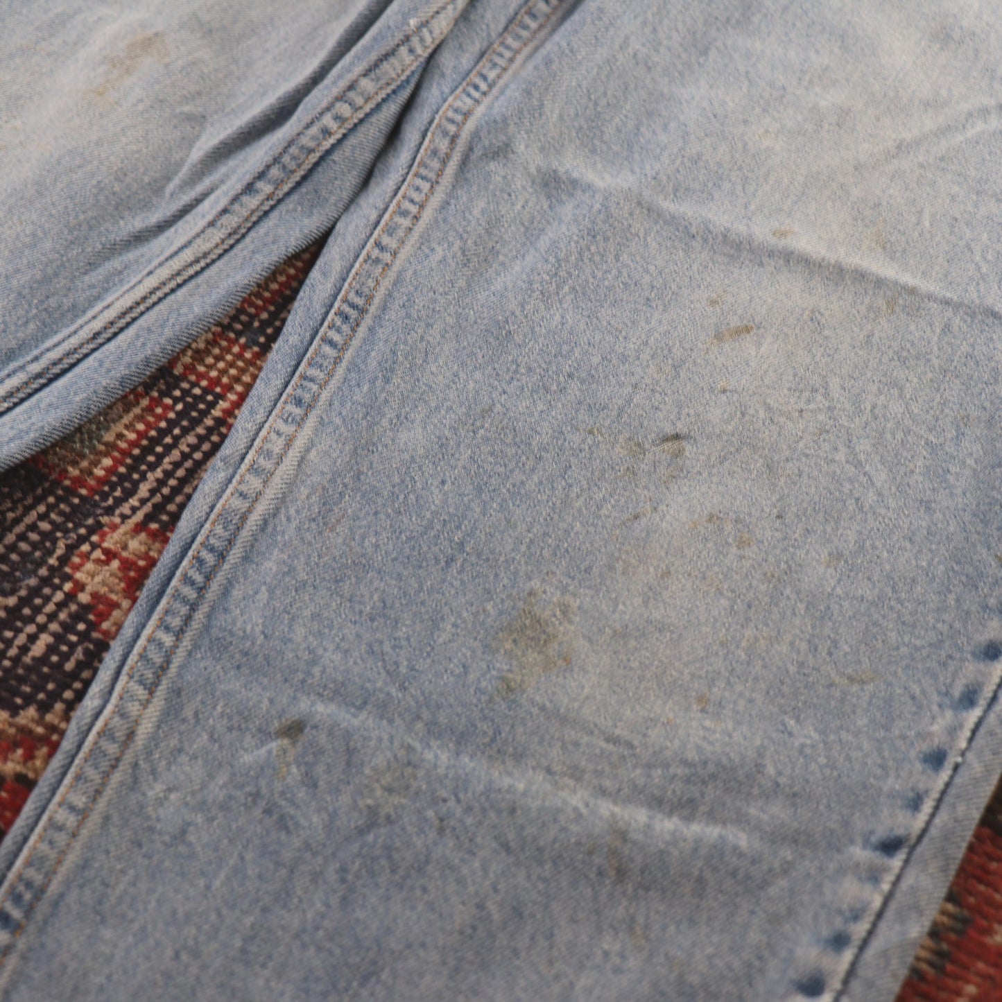 Levi's 501 Red Tab W28 L27 Original Fit Blue Denim Jeans