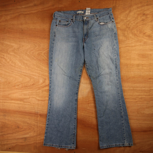 Levi's 511 Red Tab W34 L29 Slim Fit Blue Denim Jeans