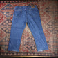 Wrangler W40 L26 Straight Leg Relaxed Fit Blue Denim Jeans