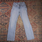 Lee W28 L30 Straight Leg Relaxed Fit Blue Denim Jeans