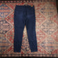 Levi's Signature W34 L28 Straight Leg Loose Fit Classic Ripped Style Blue Denim