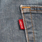Levi's 505 Red Tab W28 L25 Straight Leg Regular Fit Blue Denim Jeans