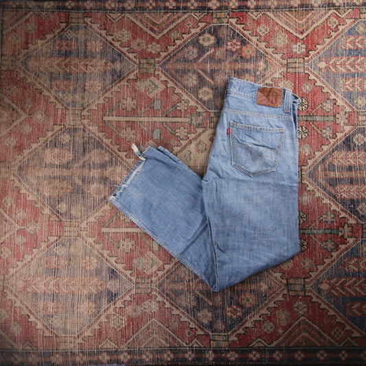 Levi's Red Tab W36 L34 Straight Leg Blue Denim Jeans