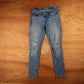 Levi's 711 Red Tab W30 L28 Skinny Classic Ripped Style Blue Denim Jeans