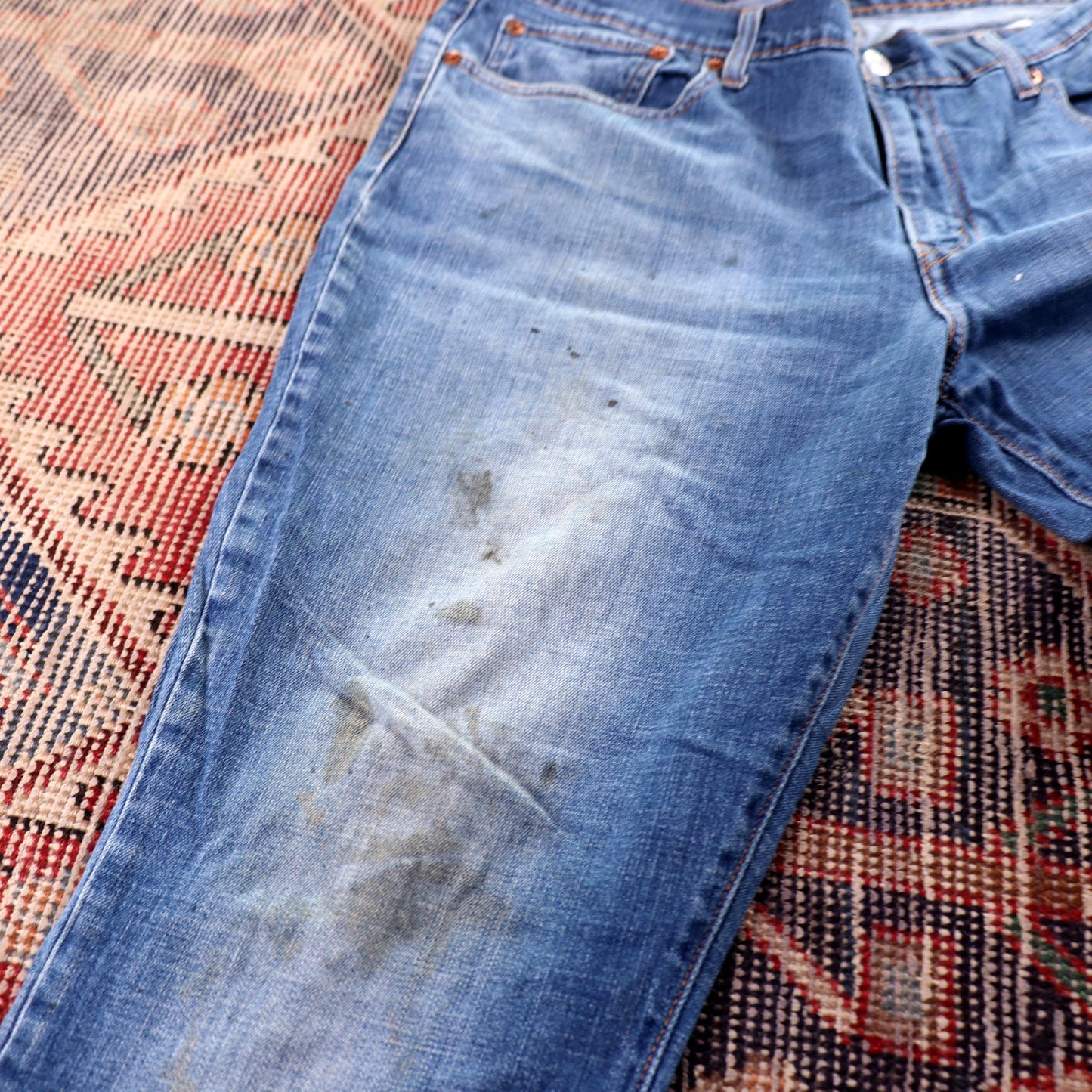 Levi's 519 W30 L30 Bootcut Blue Denim Jeans