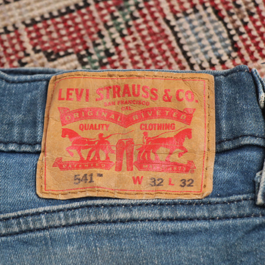 Levi's 541 W32 L30 Tapered Leg Blue Denim Jeans