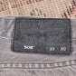 Levi's 508 W34 L26 Tapered Leg Regular Fit Grey Denim Jeans
