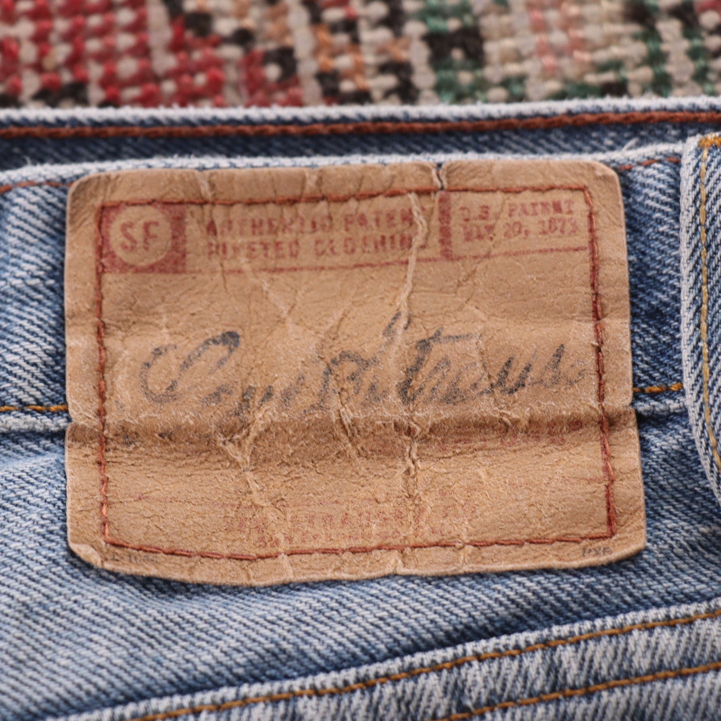 Levi's W32 L31 Straight Blue Denim Jeans