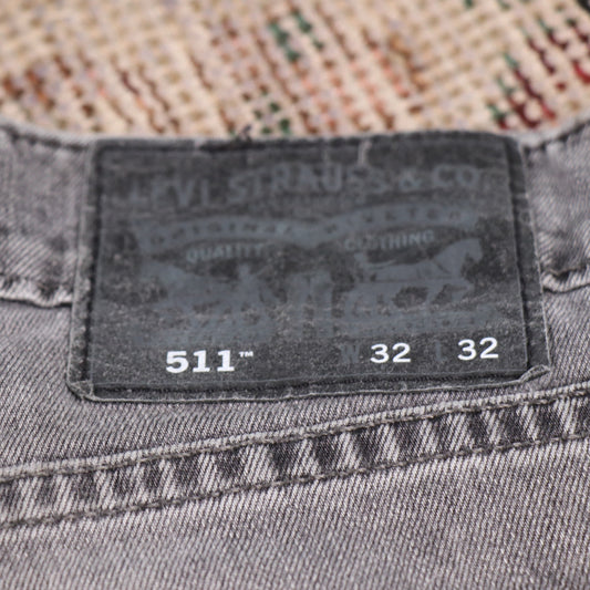 Levi's 511 W32 L30 Slim Fit Blue Denim Jeans