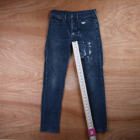 Levi's 502 Red Tab W30 L29 Tapered Leg Regular Fit Blue Denim Jeans