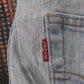 Levi's 514 W26 L27 Straight Leg Blue Denim Jeans